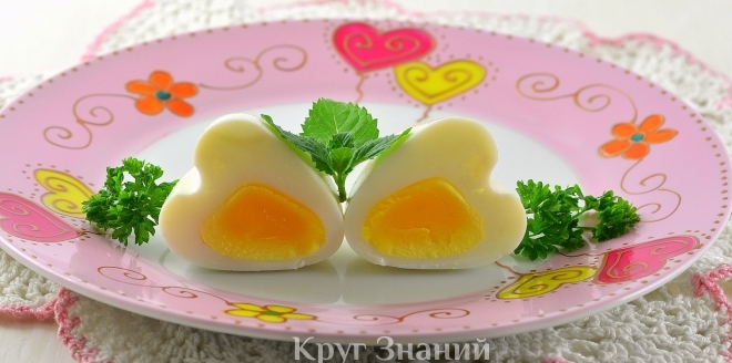 Как приготовить романтический завтрак в День святого Валентина - яйцо в виде сердечка