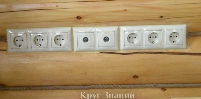 Безопасный монтаж проводки в деревянном доме в трубах и открыто