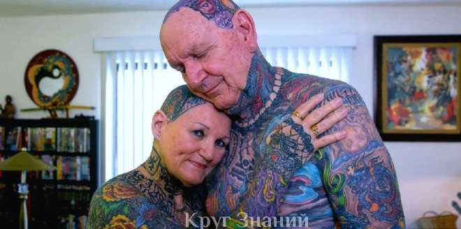 Что происходит с татуировкой в старости?