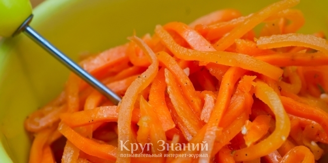 Морковь по-корейски и секреты ее приготовления